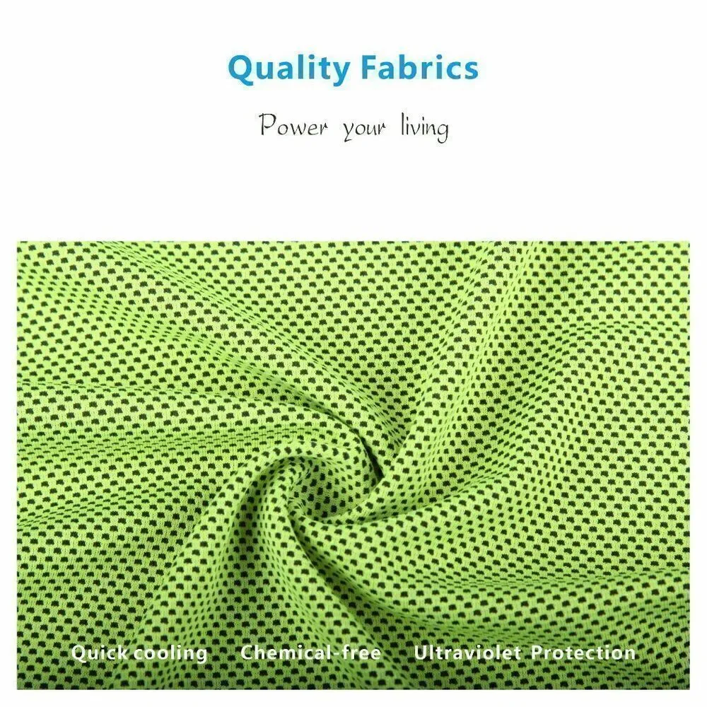 3x Cooling Towel, Ice Towel for Yoga, Running, Hiking, Camping, Beach Activities